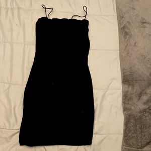 Black short dress